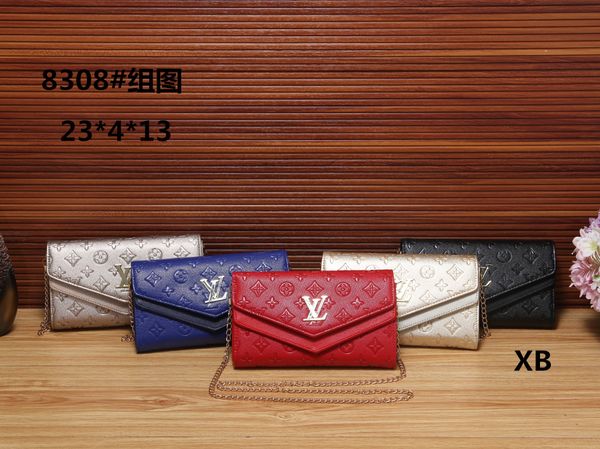 

2020 designer handbags cowhide leather material gold chain silver chain designer handbag shoulder bag 8308