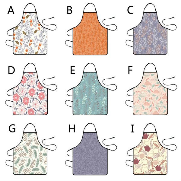 

kitchen apron twill home women waterproof cute cartoon kitchen restaurant cooking dinner bib aprons accessories m40#