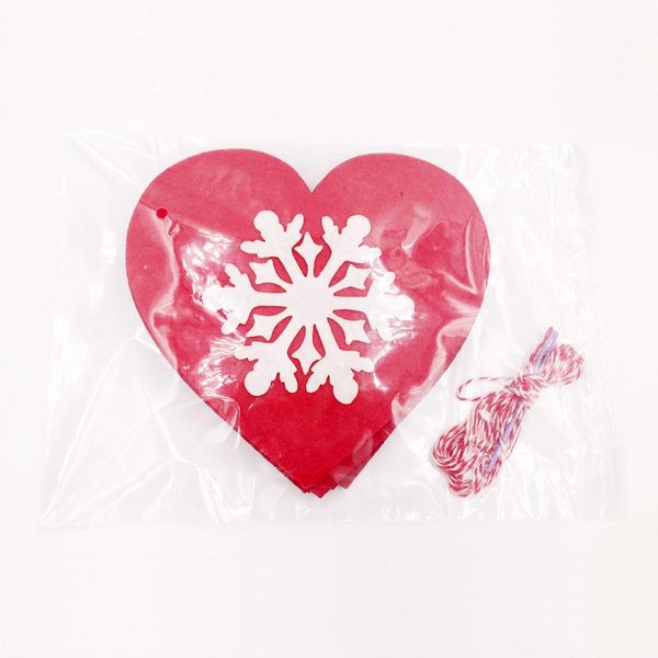 

christmas party decoration cute love heart banner weeding home decoration garden decor party supply home banner