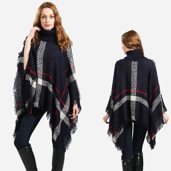 

2018 new winter scarf for women tartan scarf women's plaid blanket basic shawls autumn winter warp ing