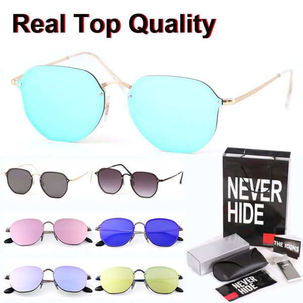 

new style hexagon sunglasses women men vintage sun glasses oculos de sol with original box, packages, accessories, everything, White;black