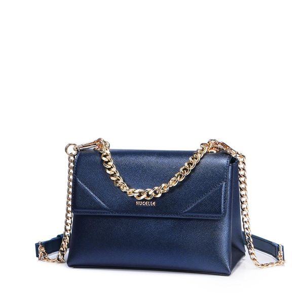

brand ladies split leather small messenger bags fashion chains flap all-match women's crossbody bags