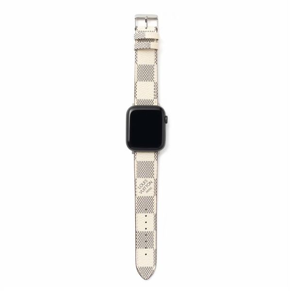 

Ремешок для часов ремешок для apple 38 мм 40 мм искусственная кожа смарт часы замена с разъемом адаптера для apple Series 3 2 1