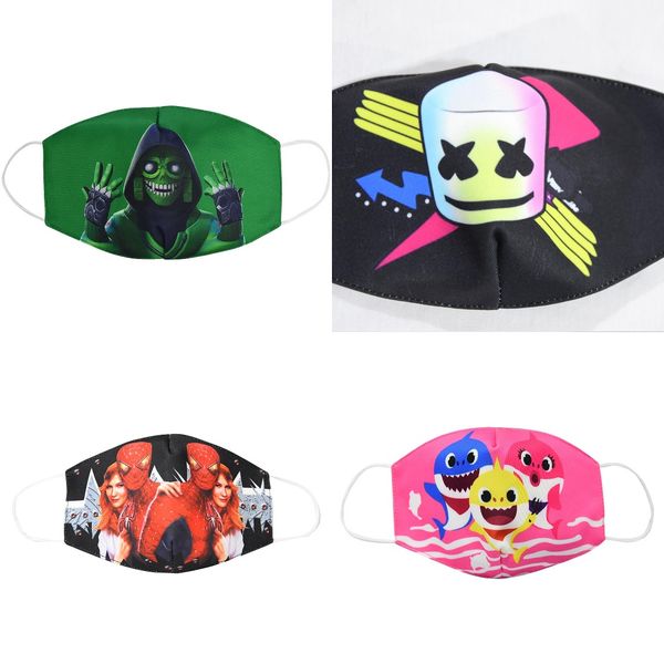 

kids face masks tapabocas cloth face masks wholesale masks children's baby mask cartoon warm pure cotton double cute dust mask newclipp, Black