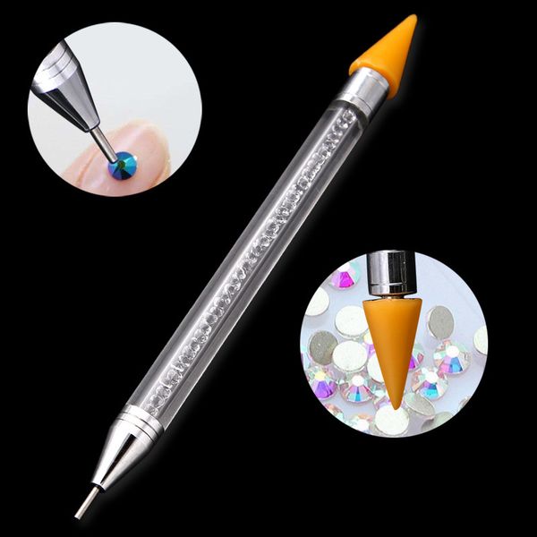 

2020 ng new wholesale beauty nail drill crayon false fingernails exercise nail tool tips 4 colors dhl