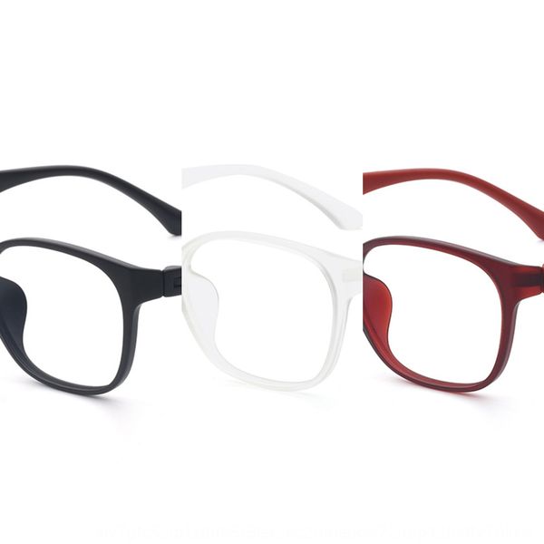 

student ultra-light tr90 screw glasses trend overall no screw interface round frame glasses frame, Silver