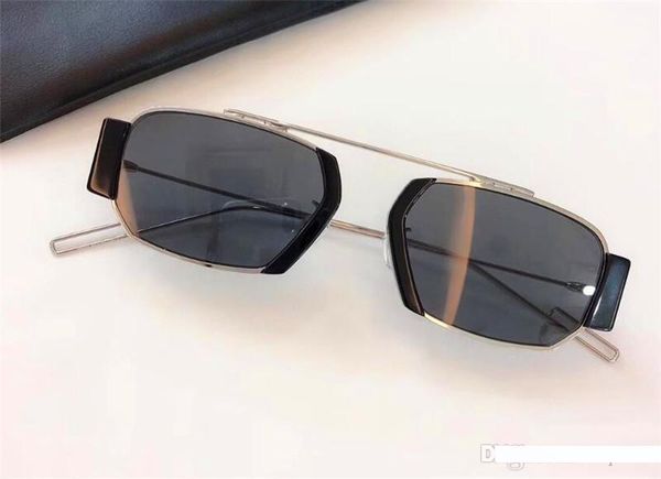 

the latest fashion designer sunglasses chromaa metal small frame uv400 lens simple avant-garde style, White;black