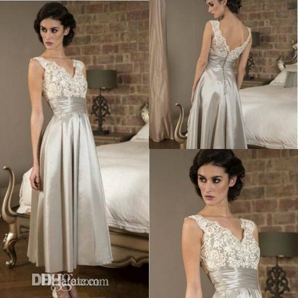 

2019 tea length mother of the bride dresses v neck lace appliqued silk skirts mother dress custom made plus size wedding guest gow307p, Black;red
