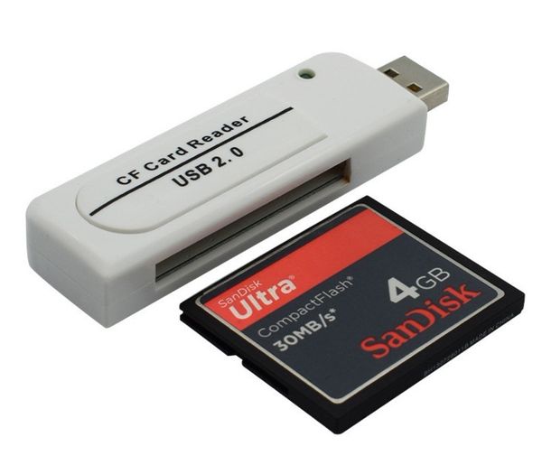 L46 USB CF Compact Flash Kart Okuyucu Yazıcı Adaptörü Vista