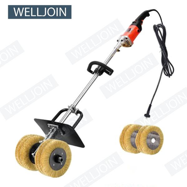 

color steel tile steel plate refurbishment rust removal machine electric renovation de-rust remover handheld long pole grinder