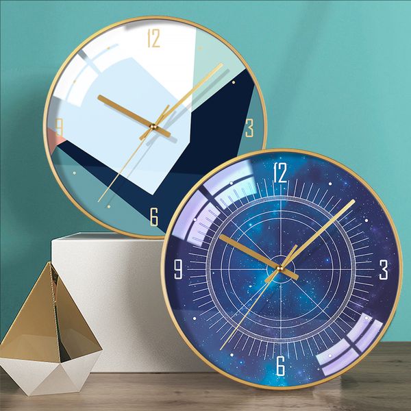 

nordic large wall clock modern design luxury living room bedroom big wall watch mechanism kitchen pendule mural home decor sc304