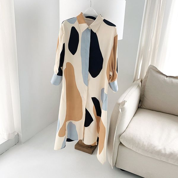 

women dress new dress women's printed mini with tree quarter sleeves, Black;gray