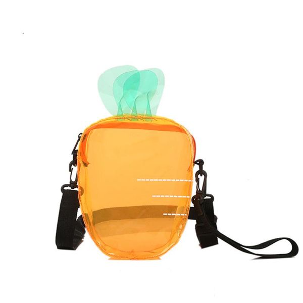 

summer mini pineapple small bag 2020 new cute chain transparent jelly bag