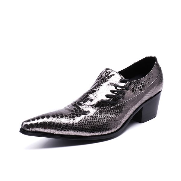 

spring casual leather shoes men's new fashion low upper shoes thick sole pointed breathable low heel men's, Black