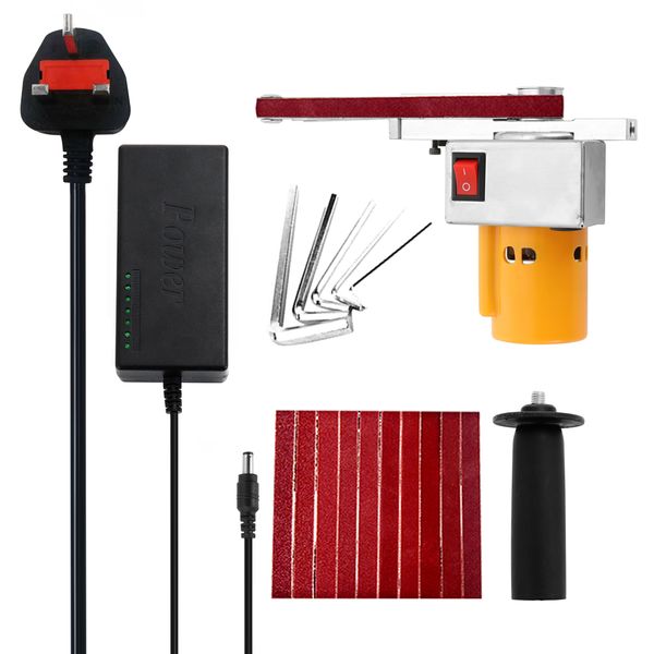 

multifunctional handheld mini sanding machine belt sander angle grinder micro polishing machine diy tool