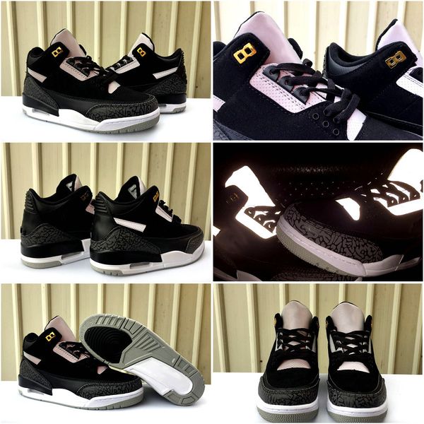 

2019 new 3s black cement 3m reflective mens basketball shoes men tinker 3 sports sneaker trainers des chaussures baskets shoe size 7-13