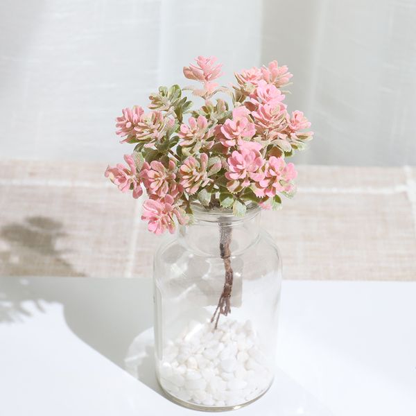 

mini artificial flowers fake plant diy craft scrapbook artificial plant wreath home decor accessories wedding gift decoration