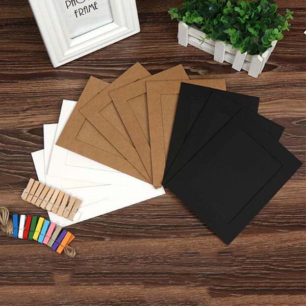 

10pc 6/7 paper hanging p frame wall sticker diy picture frames home decoration p wall frames picture