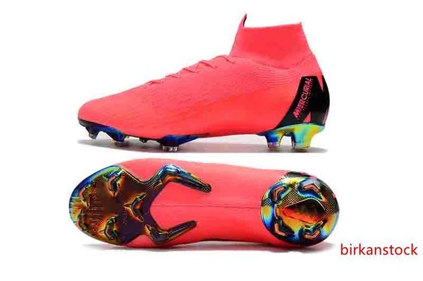 

2019 mercurial superfly vi 360 elite fg pink mens футбол бутсы cr7 chaussures скобы de футбол botas de f coal тол eur 39-45