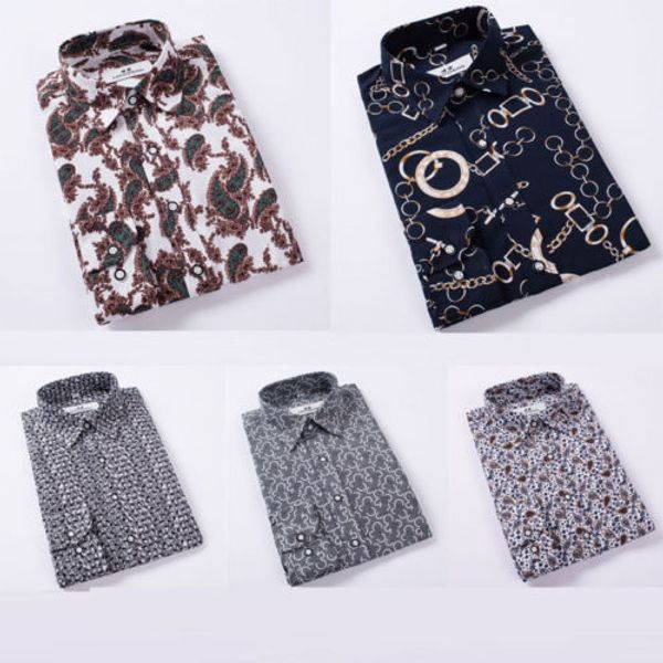 

men's casual long sleeve shirt slim fit neck cotton button business, White;black