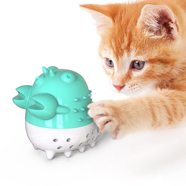 

crayfish shape catnip toys for cat chew toy teeth cleaning interactive non-toxic tpr bite resistant pet