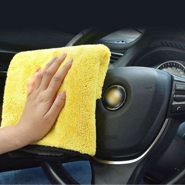 Hot Sale 30cm Car Paint Microfiber Quick Dry Towel Cleaning Finish Interior Strong Water Absorption Furniture Clean Multipurpose Bamboo Bath Towels