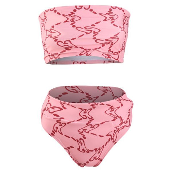 

женщин дизайнер swimwaer мода роскошные шаблон трубки топ+ плавки сексуальный из двух частей бикини модные летние пляжная одежда бренда купа, White;black