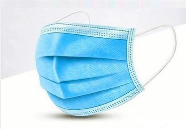 

in stockdisposable face masks with elastic ear loop 3 ply breathable and comfortable for blocking dust air pollution protection pack