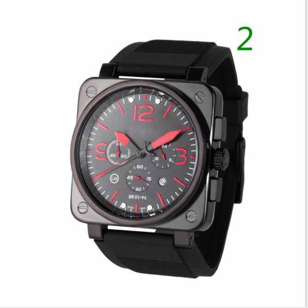

u brl9 man automatic mechanical bell watches stainless steel date ross watch men bang watches blot wristwatch, Slivery;brown