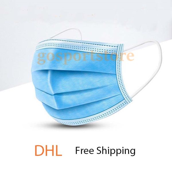 

бесплатная доставка dhl в наличии одноразовые маски для лица одноразовые 3 слоя пылезащитная маска для лица защитные дышащие маски набор ант