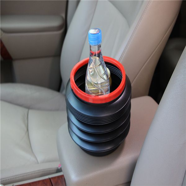 

car trash bin can car storage bin portable outdoor fishing bucket multifunctional retractable folding water bucket