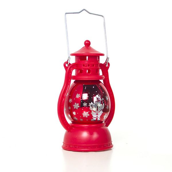 

christmas decoration wind light creative christmas printing small oil lamp decoration laser small horse light pendant