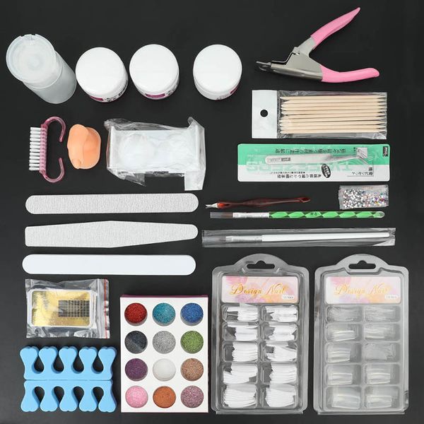 

manicure set crystal white pink transparent set 12 color flash french a beginners learning