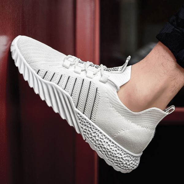 

super fashion mens casual shoes ins super male casual sneakers gingham spring flat shoes, Black