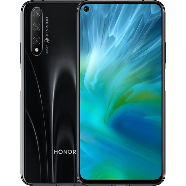 

original huawei honor 20s 4g lte cell phone 6gb ram 128gb rom kirin 810 octa core android 6.26" full screen 48mp fingerprint id mobile