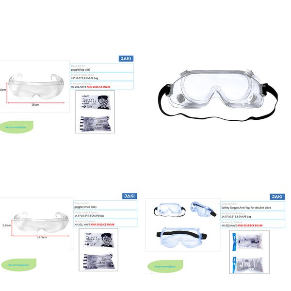 

n95 masks safety goggles glasses eyewear protective triple lab anti-dust wind proof virus for shortsightedness mma3109-a