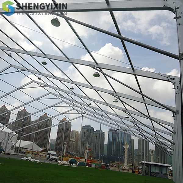 

outdoor exhibition combined tents with aluminum frame aluminum good price frame outdoor white tent pvc fabric on sale