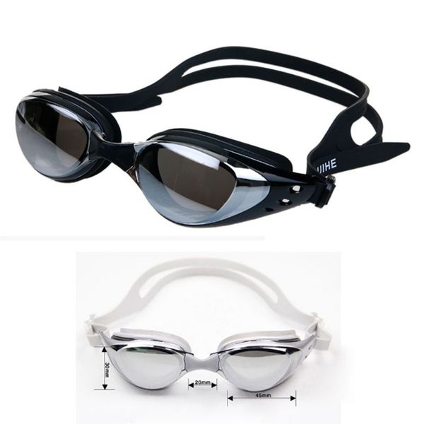 

mirrored swim goggles silicone seal swimming goggles diving glasses uv protection anti-fog waterproof swimming glasses