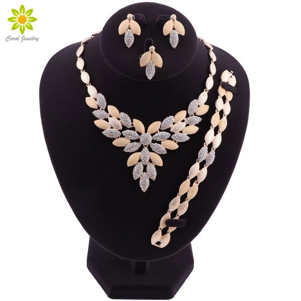 

dubai gold-color jewelry set costume design brand nigerian wedding jewelry set fashion african beads sets women, Slivery;golden