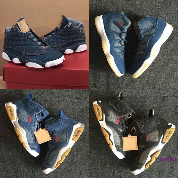 

2019 new jumpman 4 6 11 13 обувь denim ls джинсы travis all black баскетбол мужчины 4s синий джинсы кроссовки размер 7-13