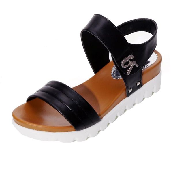 

sagace women's sandals fashion women's platform sandals lady girls roman sandal outdoor shoes new fashion summer, Black
