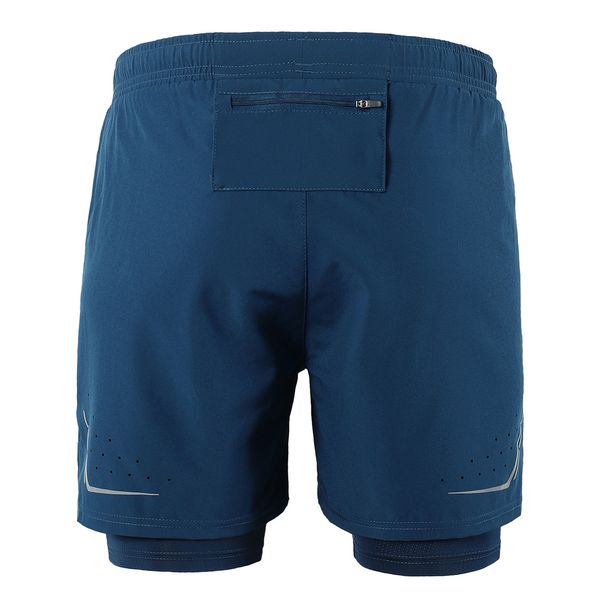 

new men's running shorts quick drying breathable active training exercise jogging marathon cycling shorts jogging gym, Black;blue