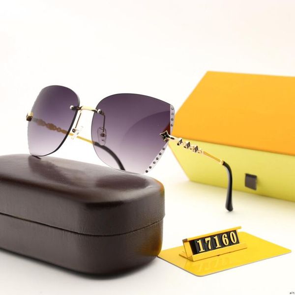 

20ss new fashion leisure outdoor pilot sunglasses women luxury designer brand 1l lv sunglasses 1l uv400, Black