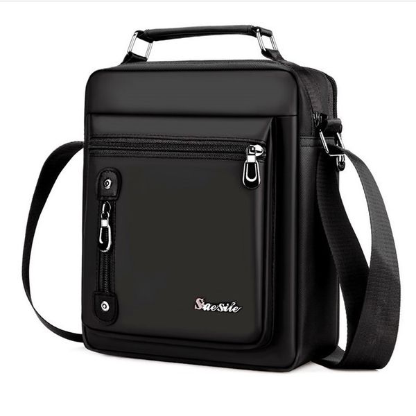 

men's handbag messenger bag waterproof men oxford zipper bag crossbody for male male business casual single shoulder