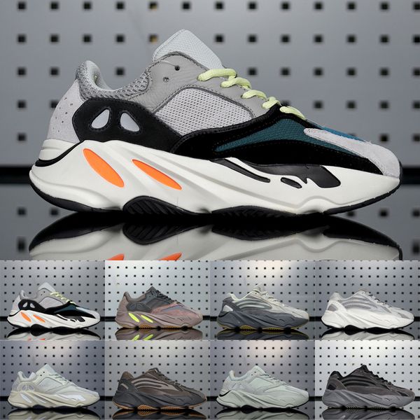 

2020 kanye west glow 700 in the dark alvah azael веооѬажаие мђжкие женкие кѬоовки wave runner v1 v2 car, Black;brown