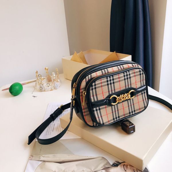 

new fashion women vintage Plaid cotton shoulder bag leisure messenger bag