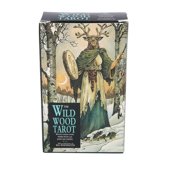 

Wild Wood Таро Колесо года деке Prisma Playing Cards партии благосклонности Настольная игра Иг