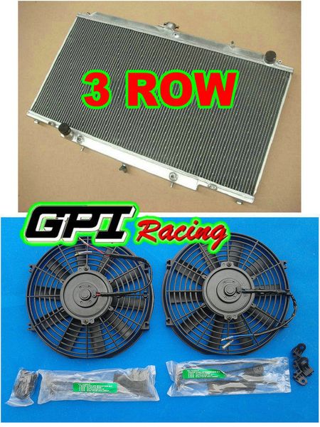 

aluminum radiator &fan for y61 gu 4.2l td diesel 97-01 98 99 mt/at