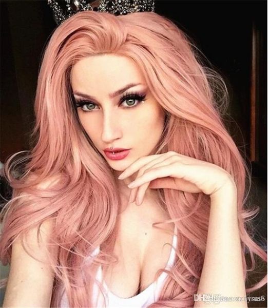 

1шт женщины повелительница multicolor 26 дюймов длинные вьющиеся волосы смешанных цветов sexy градиент парики stand косплей jan11, Black