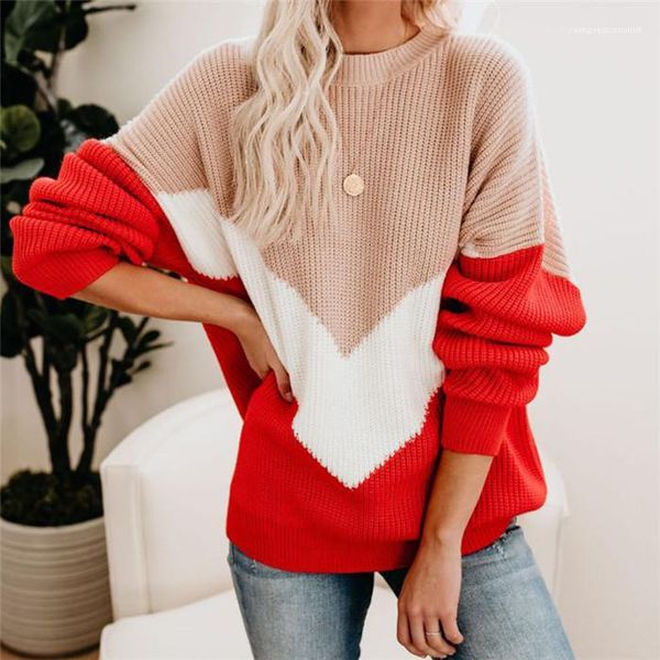 

crew neck pullover female clothing winter casual apparel womens autumm designer fashion sweaters long sleeve hit color, White;black